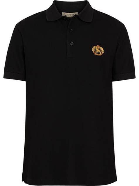 burberry gold logo polo|authentic burberry polo labels.